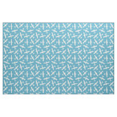 Stilvolles Schlichtes Muster Retro Blau Stoff (Fat Quarter (45,7 x 55,9 cm))