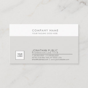 Stilvolles Schlichtes Unternehmen Schlicht Moderne Visitenkarte