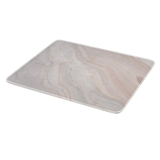 Stilvolles Schneidebrett mit tiefrosa Marmorpatter (Ecke)