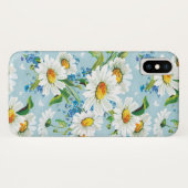 Stilvolles schönes helles Blumenmuster 2 Case-Mate iPhone Hülle (Rückseite (Horizontal))