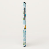 Stilvolles schönes helles Blumenmuster 2 Case-Mate iPhone Hülle (Hinten/Links)