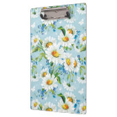 Stilvolles schönes helles Blumenmuster 2 Klemmbrett (Links)