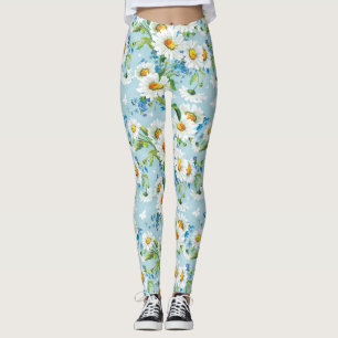 Stilvolles schönes helles Blumenmuster 2 Leggings