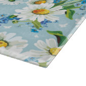 Stilvolles schönes helles Blumenmuster 2 Schneidebrett (Ecke)