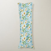 Stilvolles schönes helles Blumenmuster 2 Seitenschläferkissen (Vorderseite Vertikal)