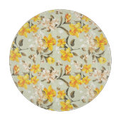 Stilvolles schönes helles Blumenmuster Schneidebrett (Vorderseite)