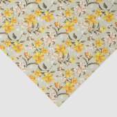 Stilvolles schönes helles Blumenmuster Seidenpapier (Ausschnitt)