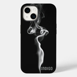 Stilvolles Schwarz-Grau-Rauch Case-Mate iPhone 14 Hülle