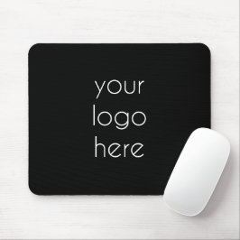 Stilvolles Schwarz-Modernes Berufliches Business-L Mousepad