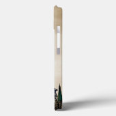 Stilvolles Schwarz-Weiß-Bild des Eiffelturms Case-Mate iPhone Hülle (Rückseite / Links)