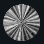 Stilvolles Schwarz-weiß-Grau-Silber-Muster Dartscheibe<br><div class="desc">... ..</div>