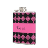 Stilvolles schwarzes u. heißes flachmann (Links)