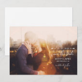 Stilvolles Script & Arrows Vollständiges Foto Save The Date (Vorne/Hinten)