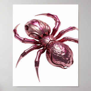 Stilvolles Silber ABSTRACT ART Grafikdesign Poster