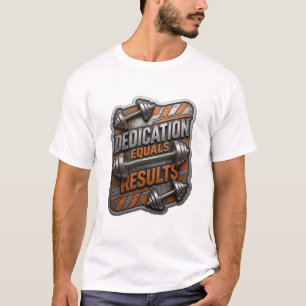 Stilvolles Silber ENGAGEMENT BRINGT ERGEBNISSE T-Shirt