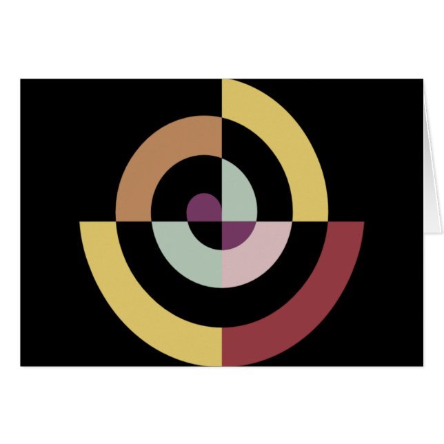 Stilvolles Spiraldesign (Vorderseite (Horizontal))