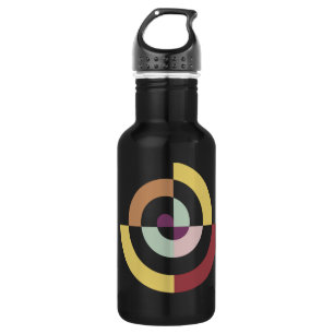 Stilvolles Spiraldesign Edelstahlflasche