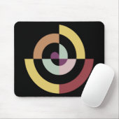 Stilvolles Spiraldesign Mousepad (Mit Mouse)