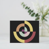 Stilvolles Spiraldesign Postkarte (Stehend Vorderseite)