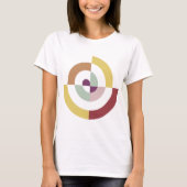 Stilvolles Spiraldesign T-Shirt (Vorderseite)