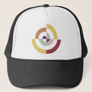 Stilvolles Spiraldesign Truckerkappe