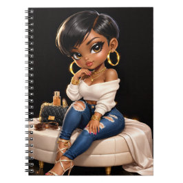 stilvolles Spiralnotizbuch Notizblock