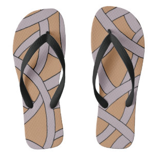 Stilvolles Stripes Fantasy Design Badesandalen
