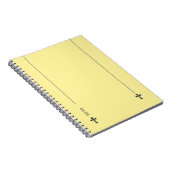 Stilvolles Survivor Cross Notebook Notizblock (Rechte Seite)