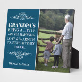 Stilvolles Sweet Opa Quote Foto Fotoplatte (Seite)