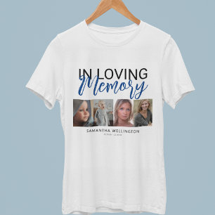 Stilvolles T-Shirt zur Erinnerung mit 4 Fotos