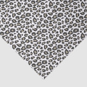 Stilvolles Tan Leopard-Papiertaschentuch Seidenpapier (Ausschnitt)