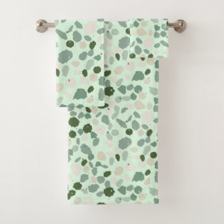 Stilvolles Terrazzo-Badehandtuch Badhandtuch Set
