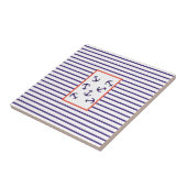 Stilvolles Thema Blaue Ankersee Fliese (Seite)