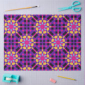 Stilvolles, trendy Lila Mosaik geometrisches Muste Seidenpapier (Basteln)