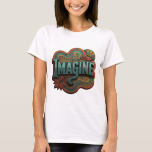 Stilvolles Türkis IMAGINE Custom-T-Shirt T-Shirt