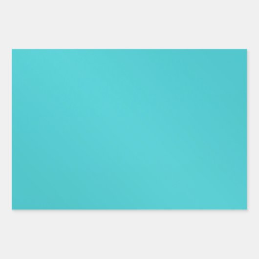 Stilvolles Türkis und Silbergitter Urlaub Geschenkpapier Set (Vorderseite 2)