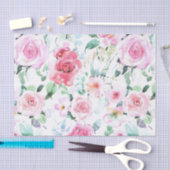 Stilvolles und farbenfrohes Blumenpapier für Rose Seidenpapier (Handwerk)
