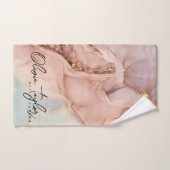 Stilvolles und weiches Marmorbad Badhandtuch Set (Handtuch)