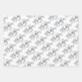 Stilvolles Vatertagsgeschenk Wrap Set Geschenkpapier Set (Vorderseite 2)