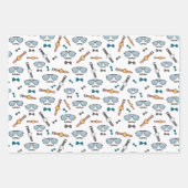 Stilvolles Vatertagsgeschenk Wrap Set Geschenkpapier Set (Vorderseite)