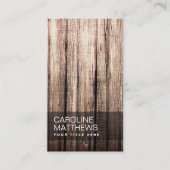 Stilvolles verwittertes berufliches Profil des Visitenkarte (Vorderseite)