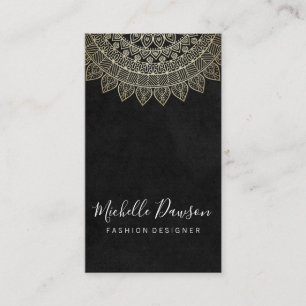 Stilvolles Vintage-Muster Visitenkarte
