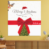 Stilvolles Weihnachten Leinwanddruck (Insitu (Wohnzimmer))