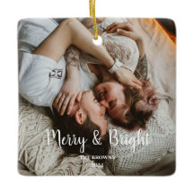 Stilvolles Weihnachten Merry Bright Family Foto