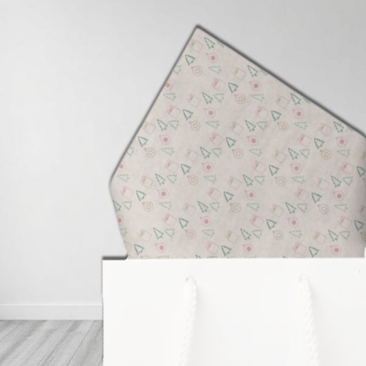 Stilvolles Weihnachten Seidenpapier