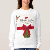 Stilvolles Weihnachten Sweatshirt (Vorderseite)
