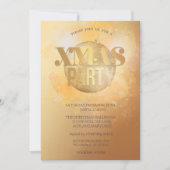 Stilvolles Weihnachtsball Weihnachts-Party Einladung (Vorderseite)