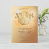 Stilvolles Weihnachtsball Weihnachts-Party Einladung (Stehend Vorderseite)