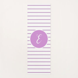 Stilvolles Weiß Stripes Yoga-Matte des Yogamatte