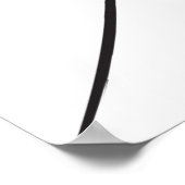 Stilvolles Woman Line Art Poster (Ecke)